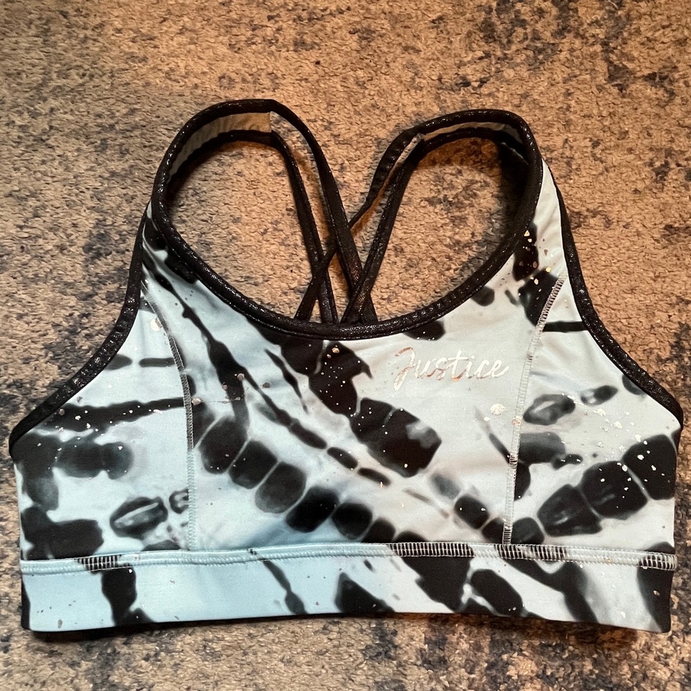 Girls size 12/14 Reversible Justice Bra.